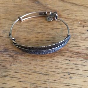 Alex and ani feather bracelet